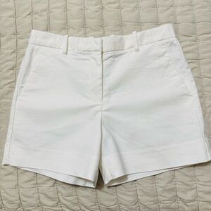 GAP Women White Tailored High Rise‎ Pocketed Casual Elegant Shorts Size 0